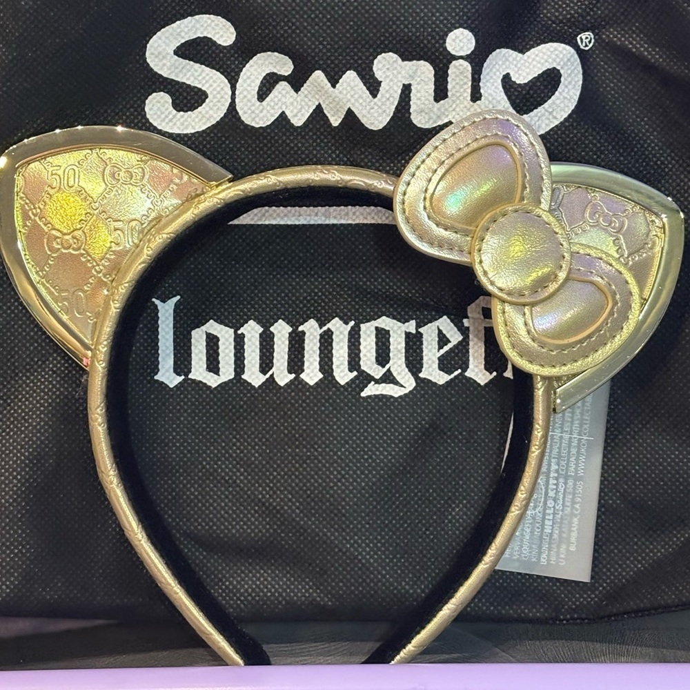 Loungefly Hello Kitty 50th Anniversary Headband - Picture 6 of 11